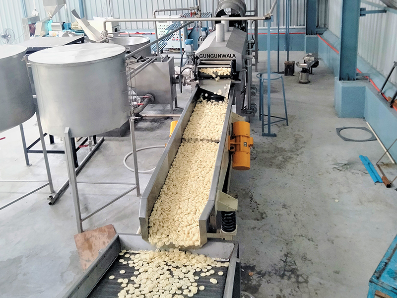 Fully Automatic Extruded Snacks (Kurkure) Production Line