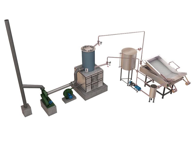 Rectangular Fryer with Wooden Boiler .3d-Model